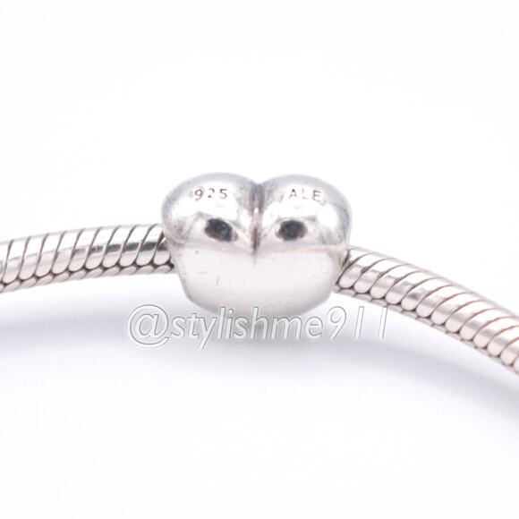 Authentic PANDORA Large Smooth Heart Charm - 790137 - Picture 4 of 11
